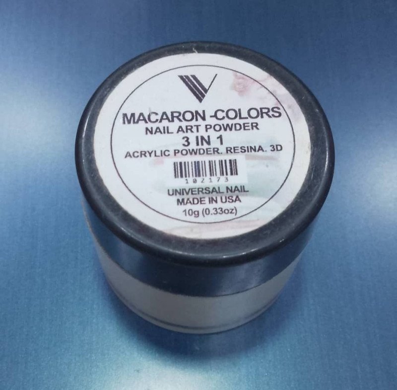 V Macaron Colors Nail Art Powder 3 inb 1 10g